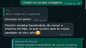 whatsapp chat with my friend's boss, i fucked her again lol