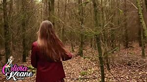 british student slut uses shewee to piss outside in public