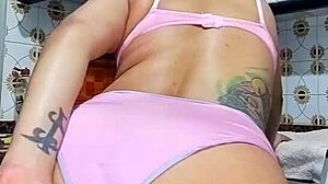 Blues Big Ass Inserts Big Dildo Intensely