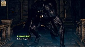 In Eternum 217, the sexy outfit shows off huge tits.