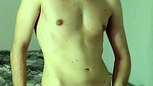 Smartphone Clip of Solo Masturbation with Intense Cum on Webcam in Bedroom