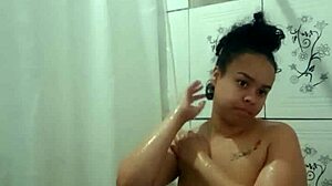 taking a nice shower and relaxing