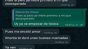 whatsapp chat with my friend's boss, i fucked her again lol