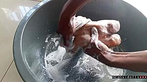 Sexdoll creampie action unfolds in steamy backstage scene