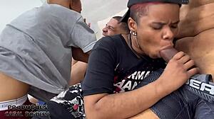 Curious about a wild Brazilian group session in a motel room at Caricia?