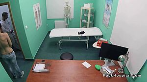 Doctor Secretly Films Intense Session with Redhead Patient in Hospital