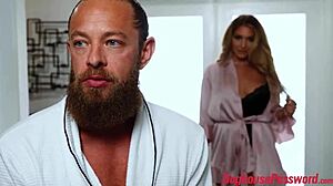 hot masseuse kayley gunner gives oil rub