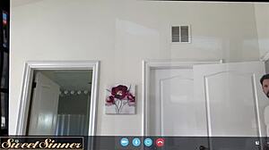 Sweet Sinner - Petite 18+ MILF Rides Rock Hard Cock with Pretty Wet Pussy