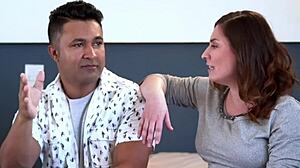 Emme White shows hot pregnancy pleasure tricks with Loupan’s big cock