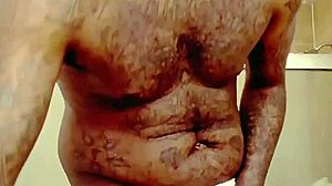 did his big black cock grow in prison? young bodybuilder masturbates with monster cock