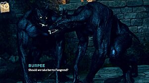 In Eternum 217, the sexy outfit shows off huge tits.