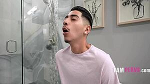 Cute stepsis rides my cock hard in taboo POV action