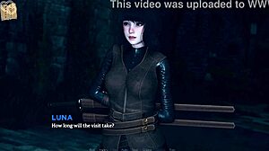 In Eternum 217, the sexy outfit shows off huge tits.