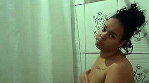 taking a nice shower and relaxing