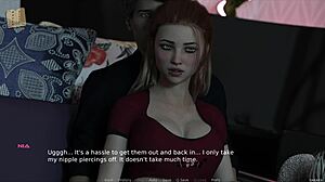 Emotional summer ends with huge tits in sexy outfit.