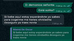 whatsapp chat with my friend's boss, i fucked her again lol