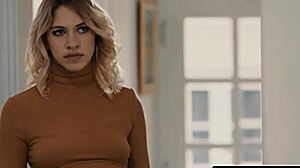 A Cute Blonde Girl Explores Sensual Adventures