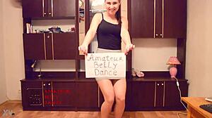 yo, check this hot secretary dancing at work today