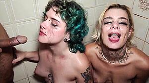 i let friends fuck our asses together n piss in mouth