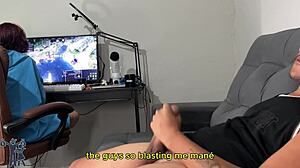 risky handjob, will she notice? 😏 english subs