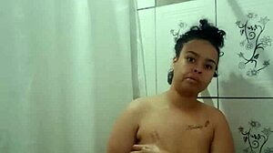 taking a nice shower and relaxing