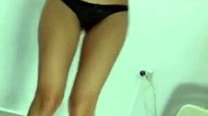 Rosmeri Marval dances topless