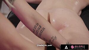 Horny Wife Feels Guilty Yet Excited Cheating With Masseuse During Oiled Massage