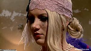 tied prostitute whipped hard before getting banged. gagging on deepthroat in total submission! 😳