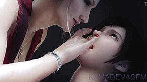 Watch Scarlet submit to Tifa?