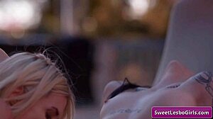 Teen 18+ Lesbian Babes Aiden Ashley Goth Charlotte Enjoy Outdoor Fun