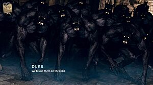 In Eternum 217, the sexy outfit shows off huge tits.