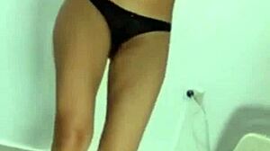 Rosmeri Marval dances topless