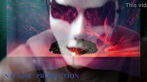 Spirit wife roleplay with curvy black cosplayer