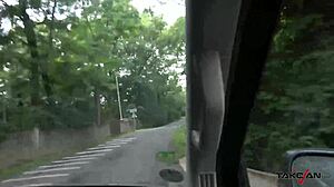 yo, picked up blondie bangs doggy style in public!