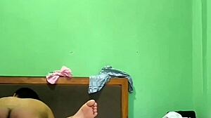 Indian Couple Enjoys Hotel Room Time