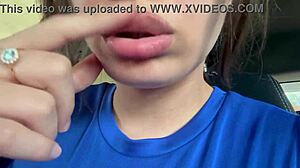 Latina lover spits in mouth