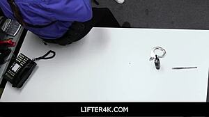 Bianca Fucked By Officer After Strip!