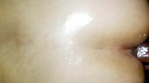 Horny milf couple in anal blowout with big cock POV.