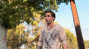 Hot blonde milf rides muscular bodybuilder's cock passionately