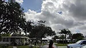 compilation of people walking naked while hiking outdoors