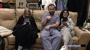 Dr. Tampa's Bratty Cheerleading Physical With Jasmine Rose