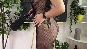 Intense BDSM Session With Teacher In Nylon And Heels