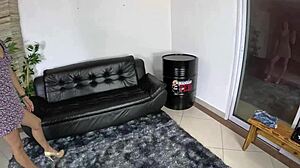 Fanny mello causes chaos behind cameras at party