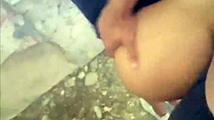 public flashing turns into hot sex for teen in tourist hotspot, pov style 😈