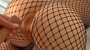 Have you seen this beautiful shaved pussy with fat lips? It moans from a big cock before cumshot.