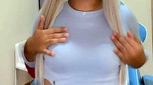 Intriguing crossdressing session with small features