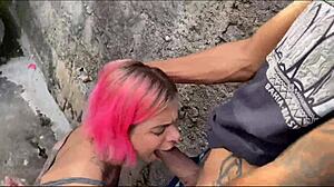 Carmona's Friend Maloka Takes Me Hard in His Backyard