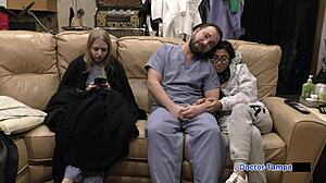 Dr. Tampa's Bratty Cheerleading Physical With Jasmine Rose