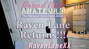 Raven lane sucks big cock and gets pussy pounded