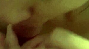 Betty performs deepthroat on tits.